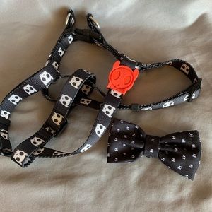Zee Dog Step In Skull Harness & Bow